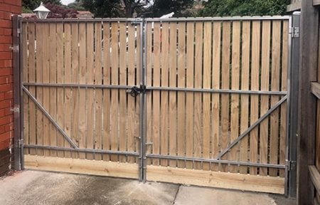 gate on driveway